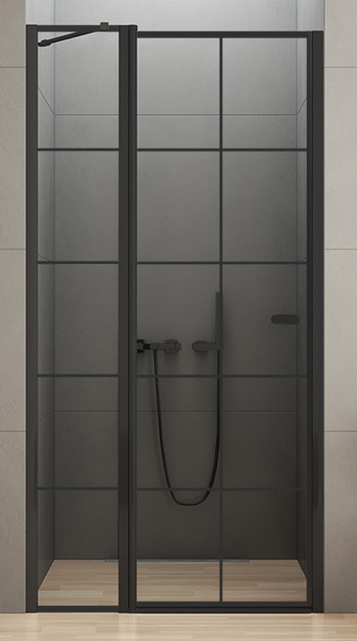 Darmowa Dostawa - Drzwi prysznicowe New Trendy New Soleo Black D0279A
