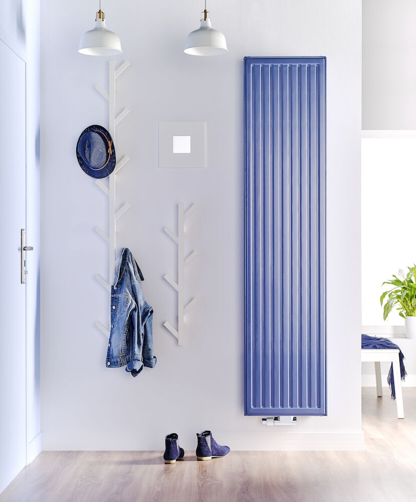 Purmo Vertical grzejnik płytowy 210x75 cm podłączenie dolne biały VR22 2100x750