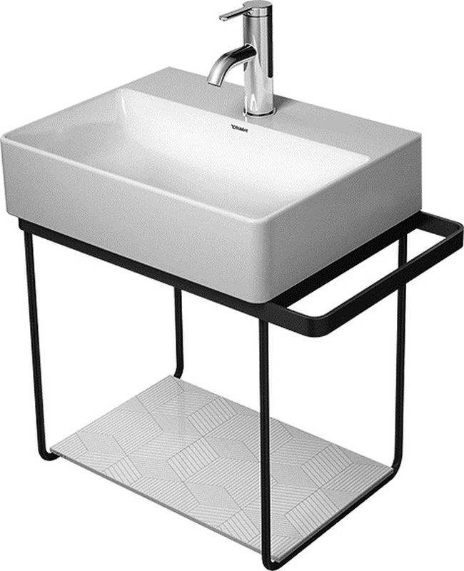 Duravit DuraSquare stelaż wiszący z relingiem do umywalki chrom 0031101000