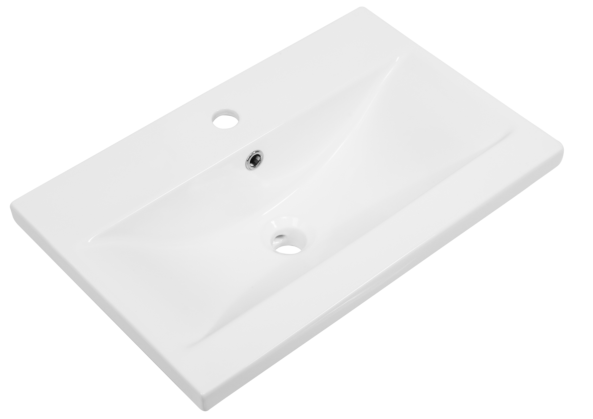 Astor Iris umywalka 62x40 cm prostokątna meblowa biała AU-IHR-600-00