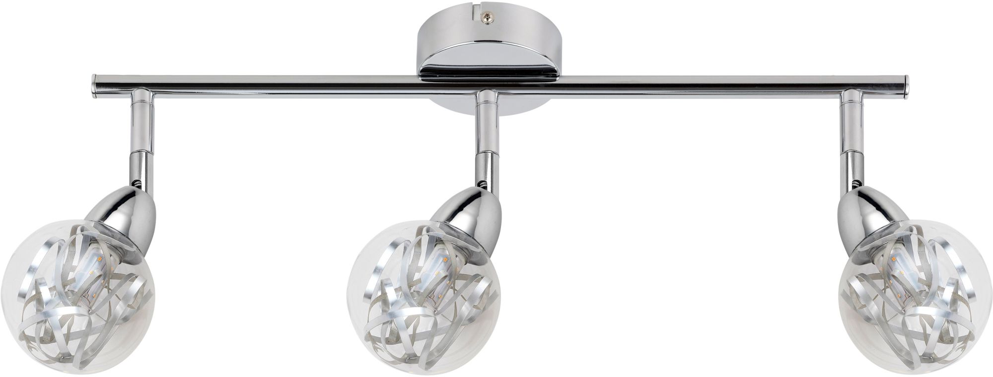 Candellux Bolo lampa podsufitowa 3x6W LED chrom 93-67647
