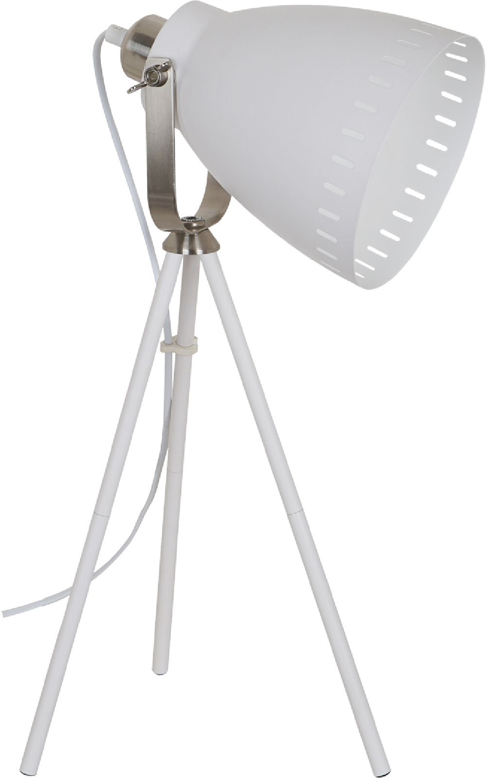 Italux Franklin lampa stołowa 1x60 W biała ML-HN2278-WH+S.NICK