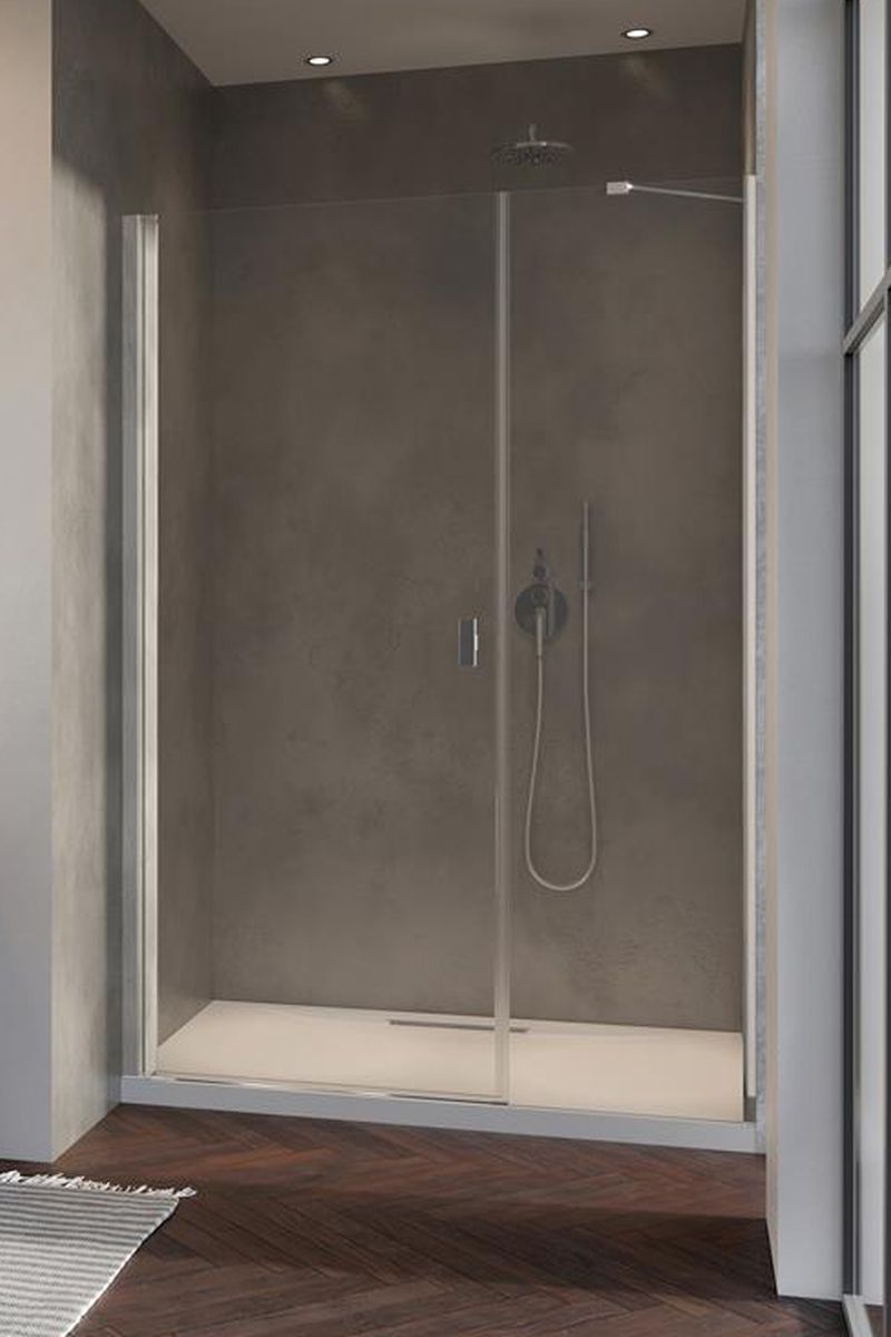 Radaway Nes DWS drzwi prysznicowe 100 cm wnękowe lewe chrom/szkło przezroczyste 10028100-01-01L