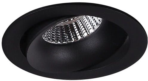 MaxLight Arya Tilted oprawa halogenowa 1x8W LED czarna H0099 - Wysyłka w 24h