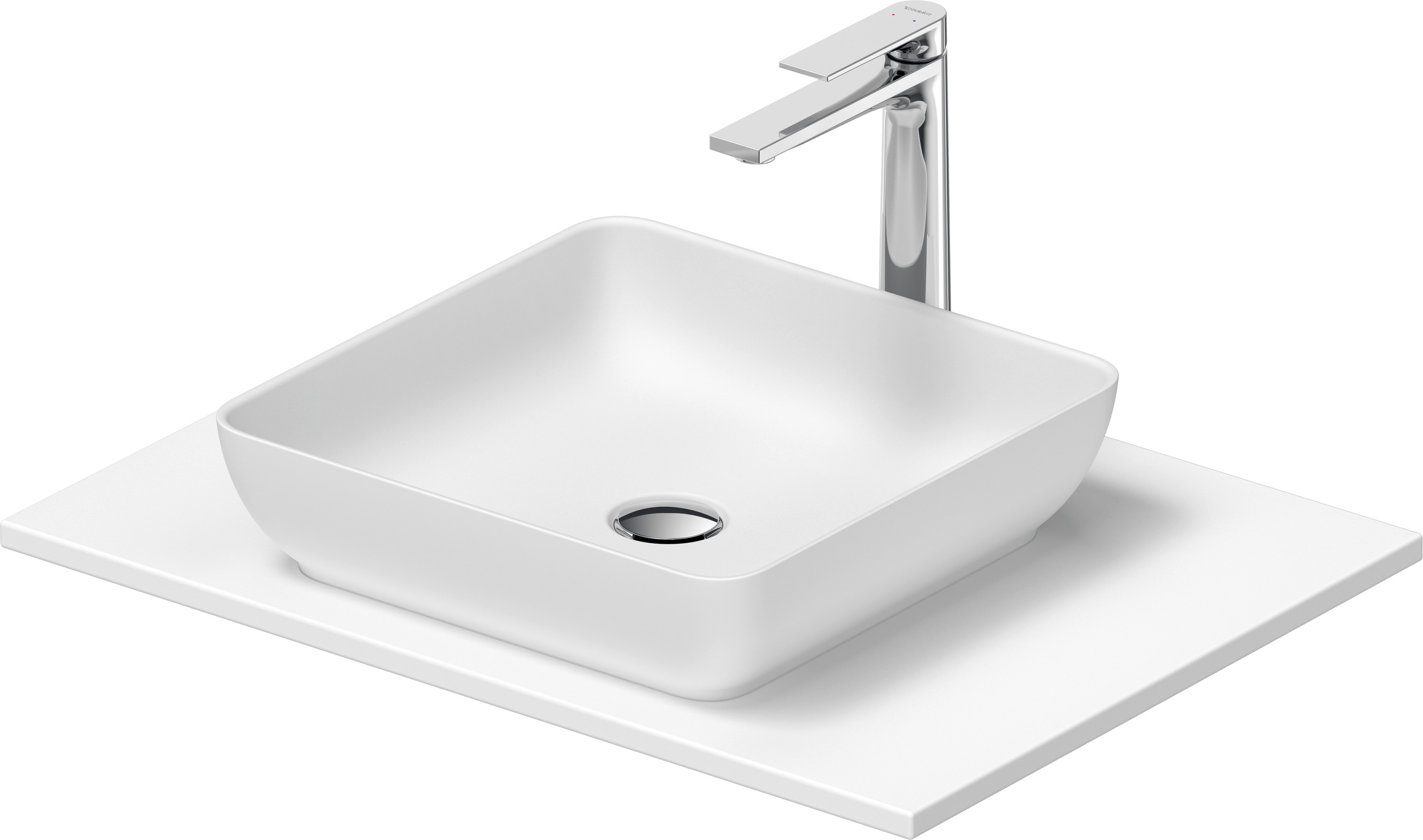 Duravit Sivida umywalka z konsolą 68 cm białą 2680173200