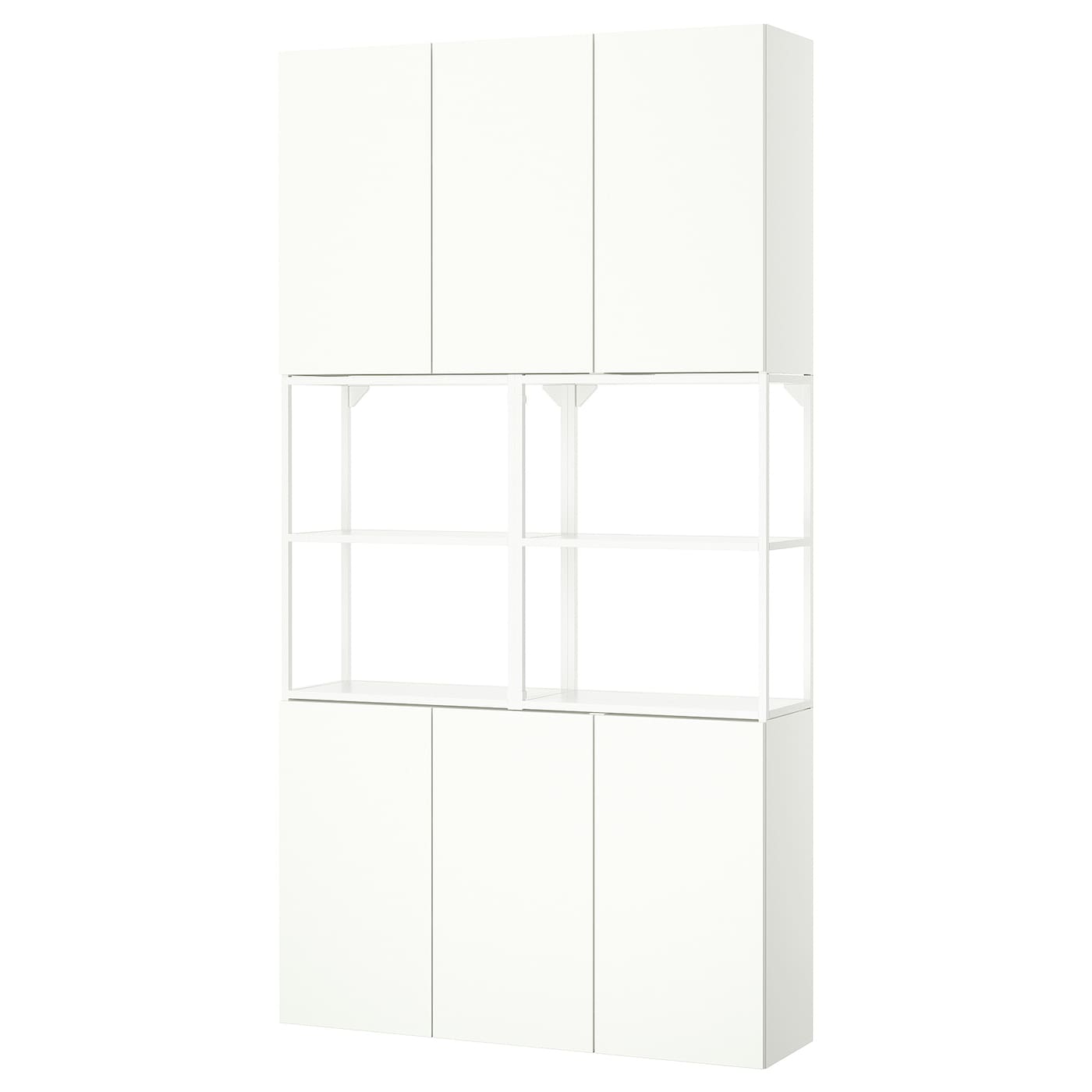 IKEA ENHET regał, biały, 120x32x225 cm