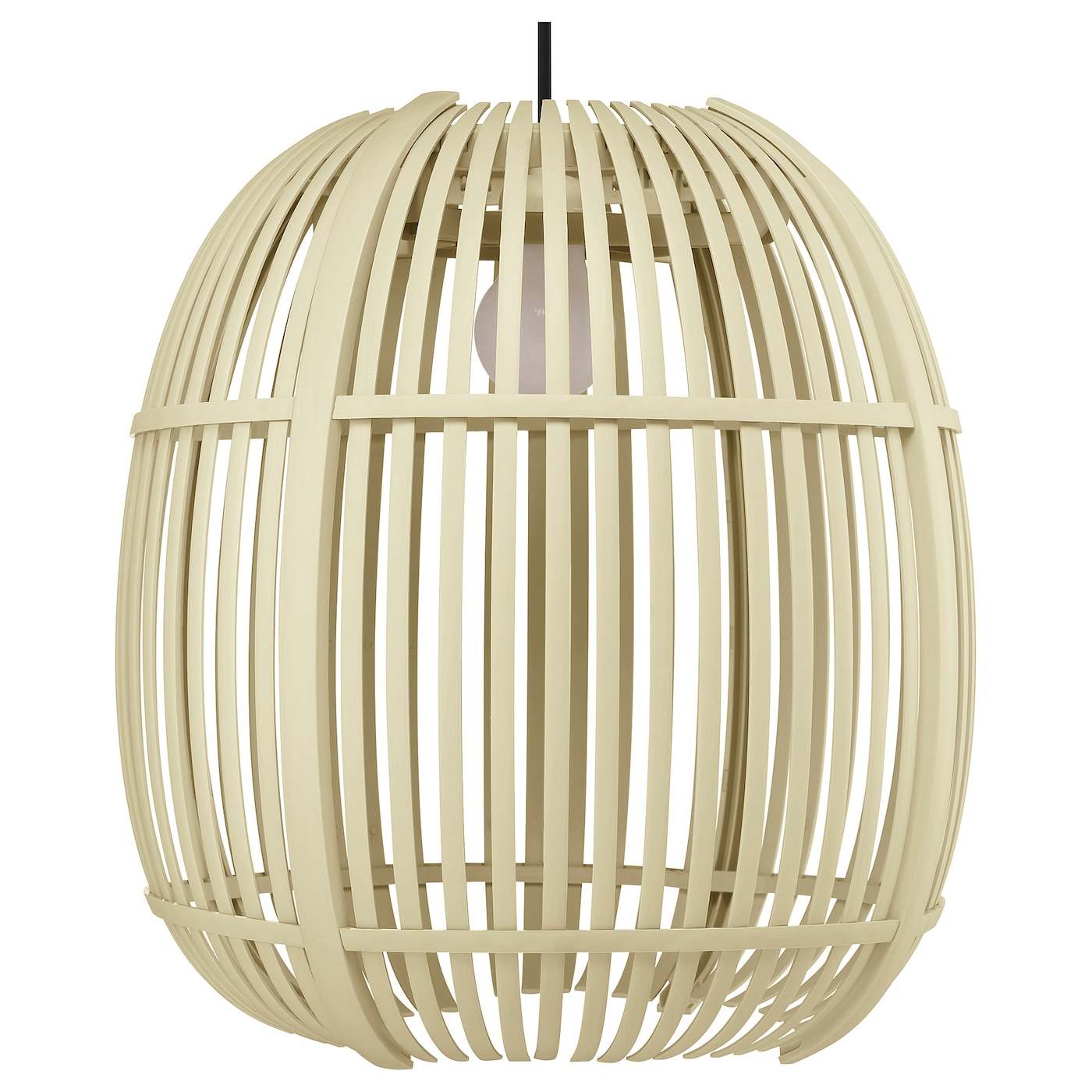 IKEA SOLVINDEN lampa wisząca LED, zewnętrzne/Owal, 37 cm