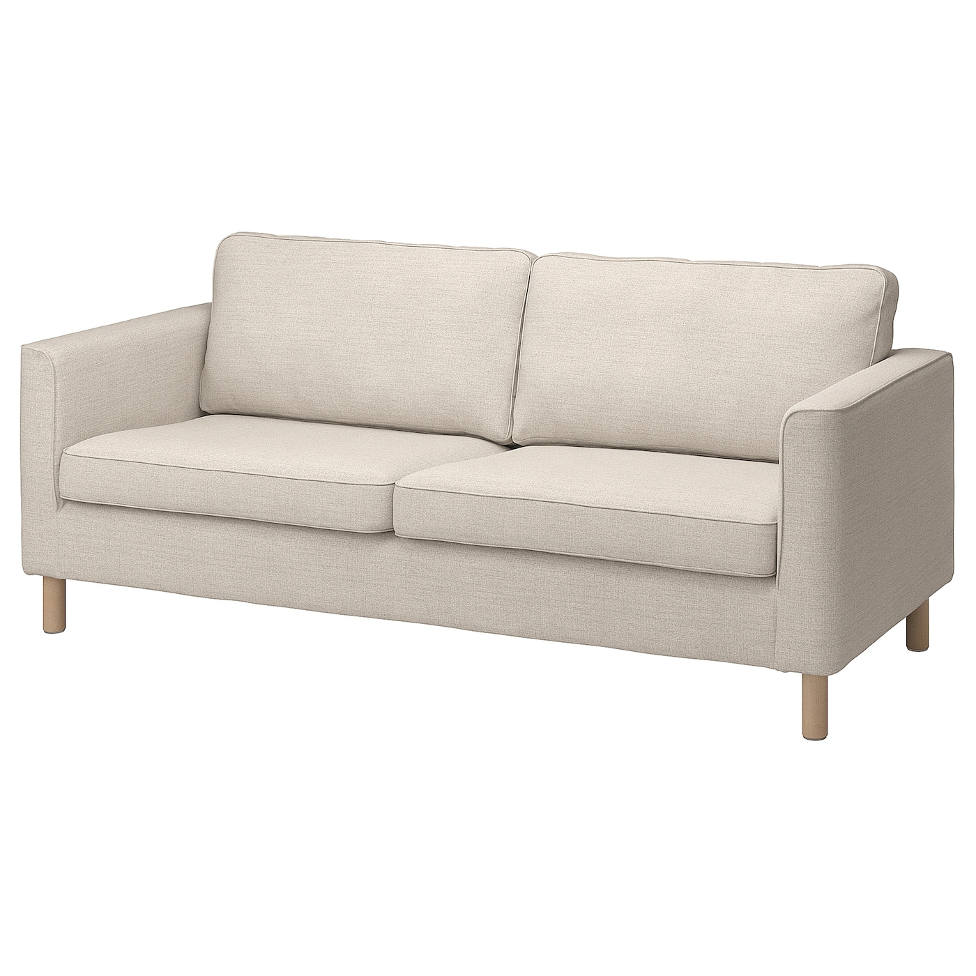 IKEA PÄRUP sofa 3-osobowa, Gunnared beżowy, Wysokość podłokietnika: 69 cm