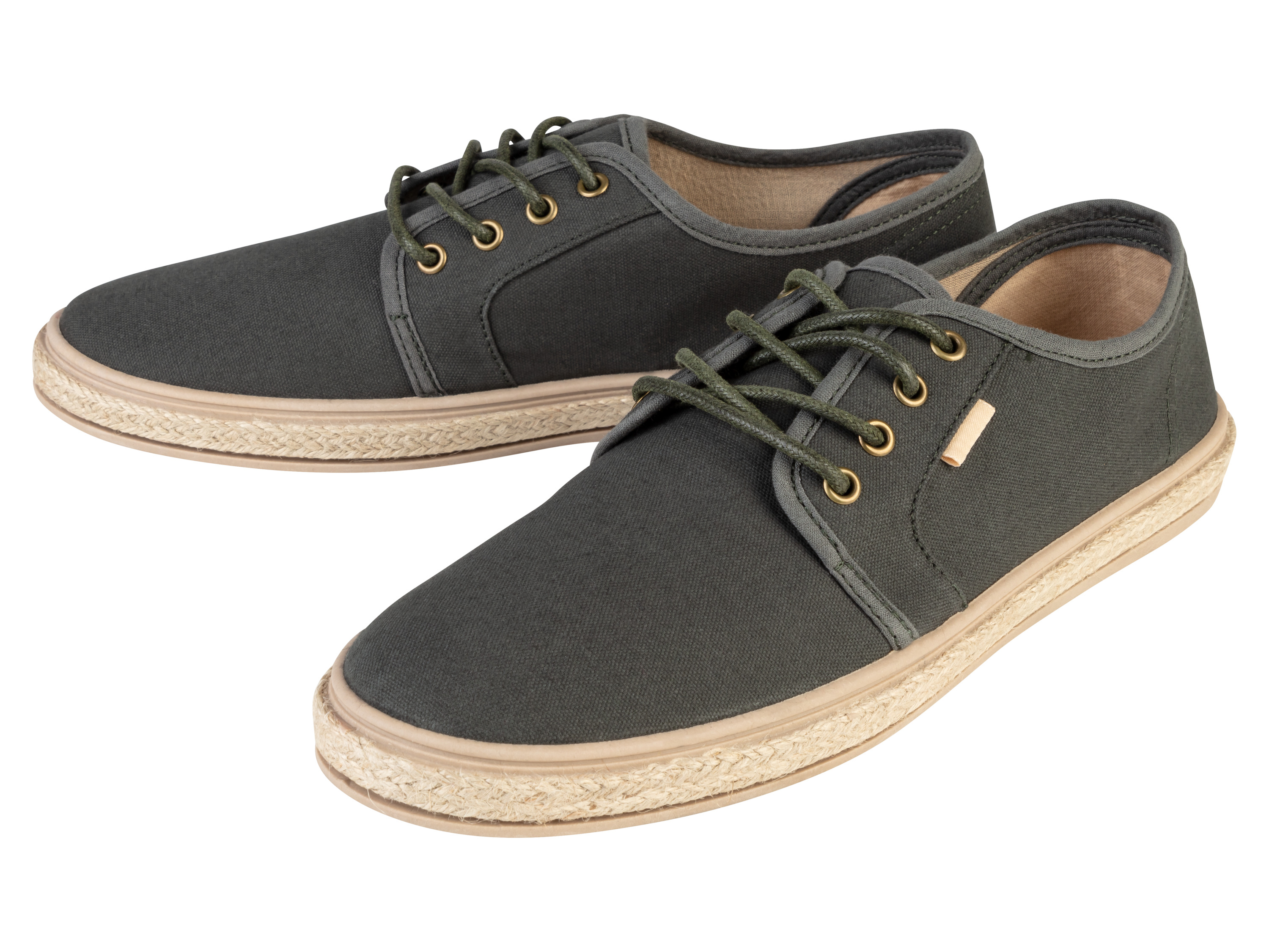Livergy Buty męskie casualowe w stylu bast Oliwkowy, 45