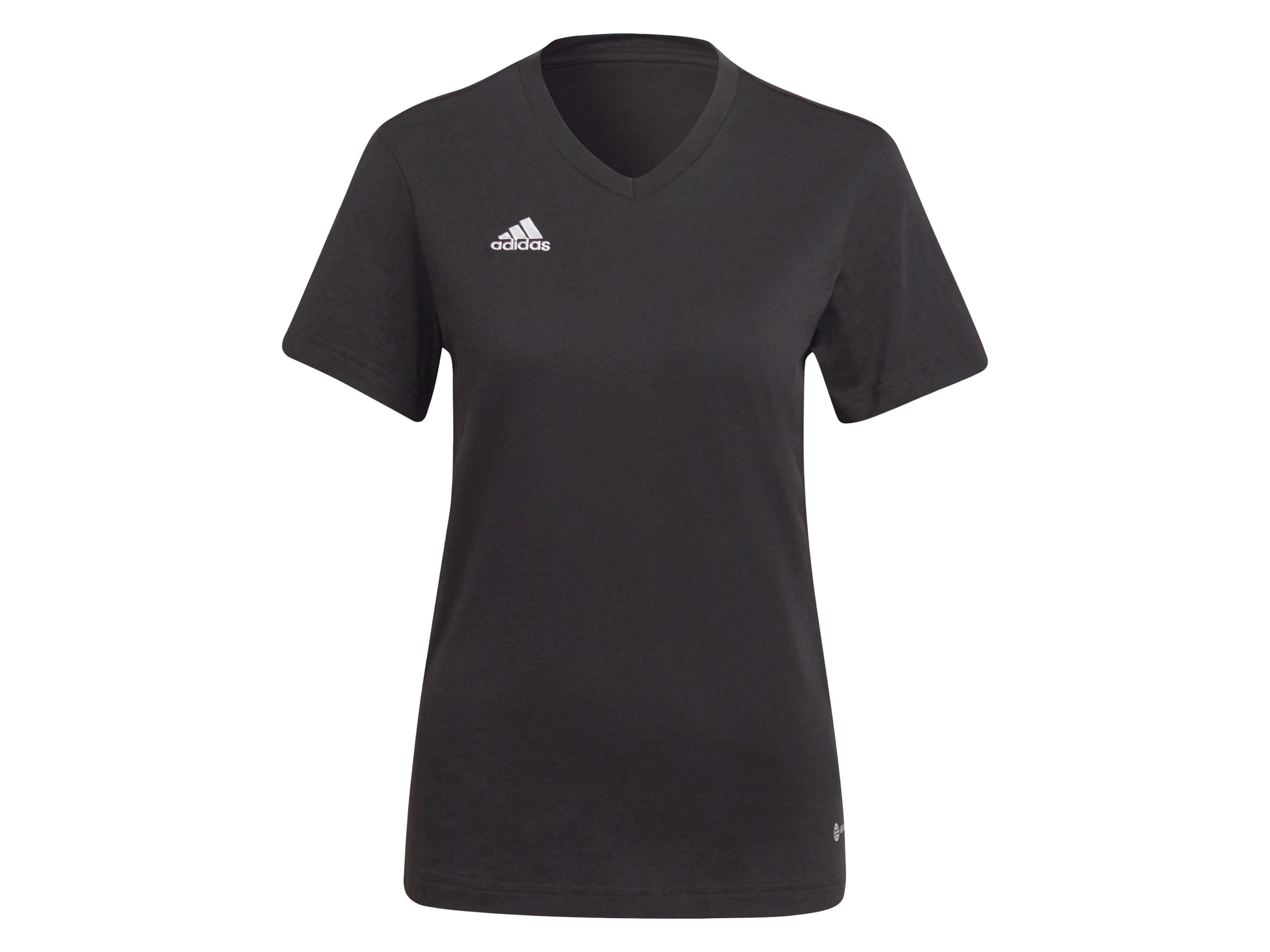 adidas T-shirt damski Entrada 22, oddychający S, Czarny