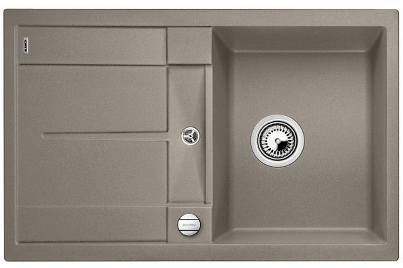 Darmowa Dostawa - Zlewozmywak granitowy 78x50 cm brązowy Blanco Metra 45 S 517345