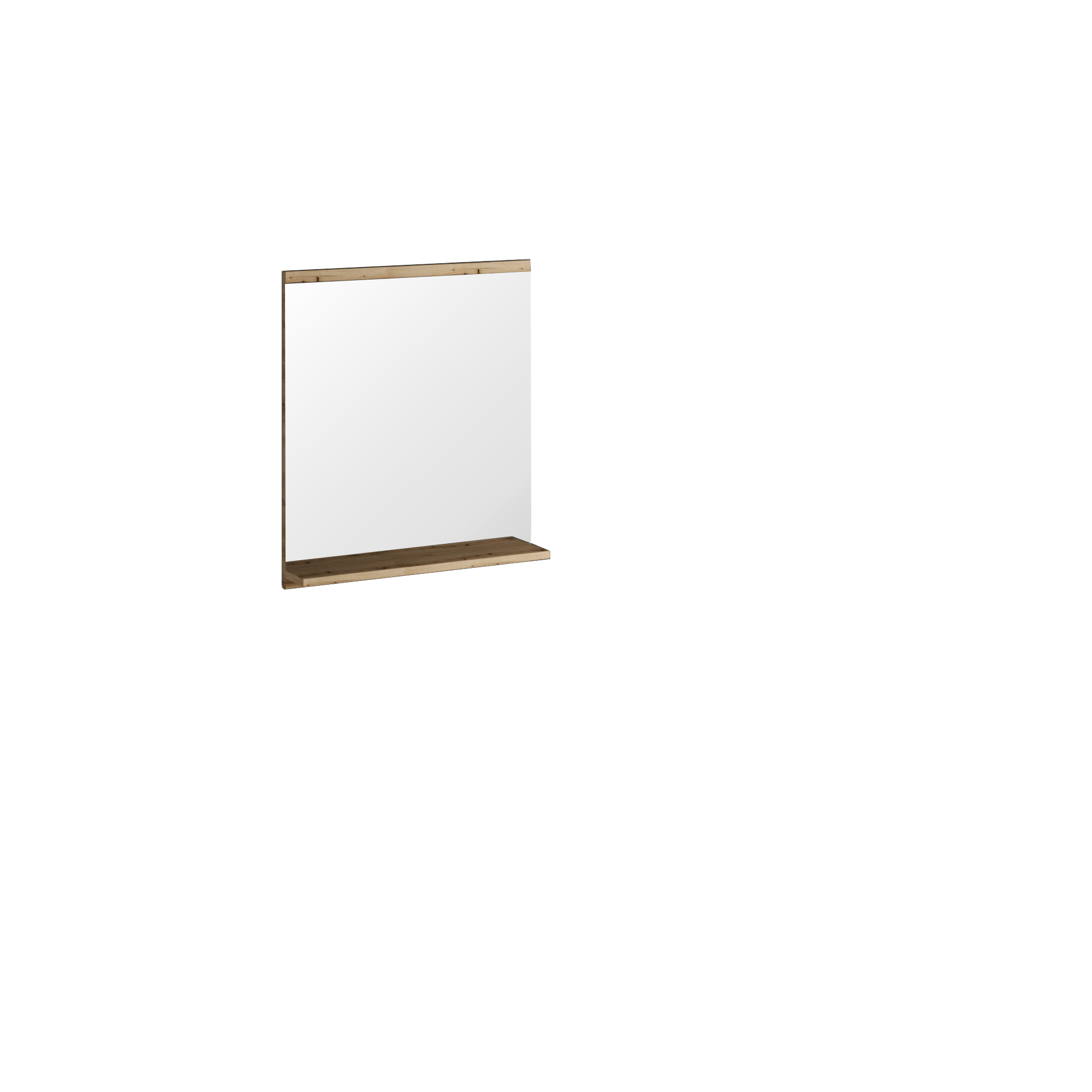 Darmowa Dostawa - Lustro 50x57 cm kwadratowe drewno Comad Nova Oak NOVAOAKA8450