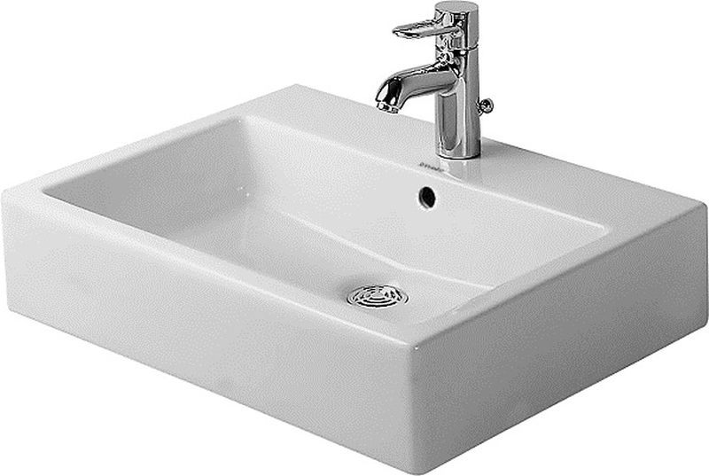 Darmowa Dostawa - Umywalka 50x47 cm prostokątna nablatowa biała Duravit Vero 0452500000