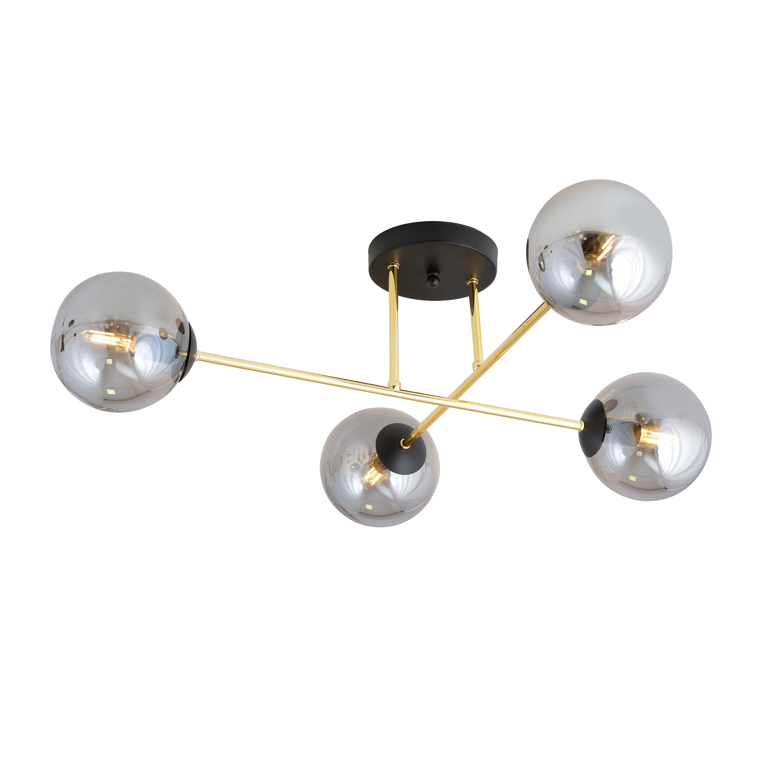 Darmowa Dostawa - Lampa podsufitowa 4x10 W czarny Emibig Magnum 12694