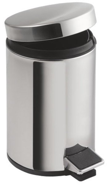 Darmowa Dostawa - Kosz na śmieci 12 l stal Aqualine Simple Line 27112