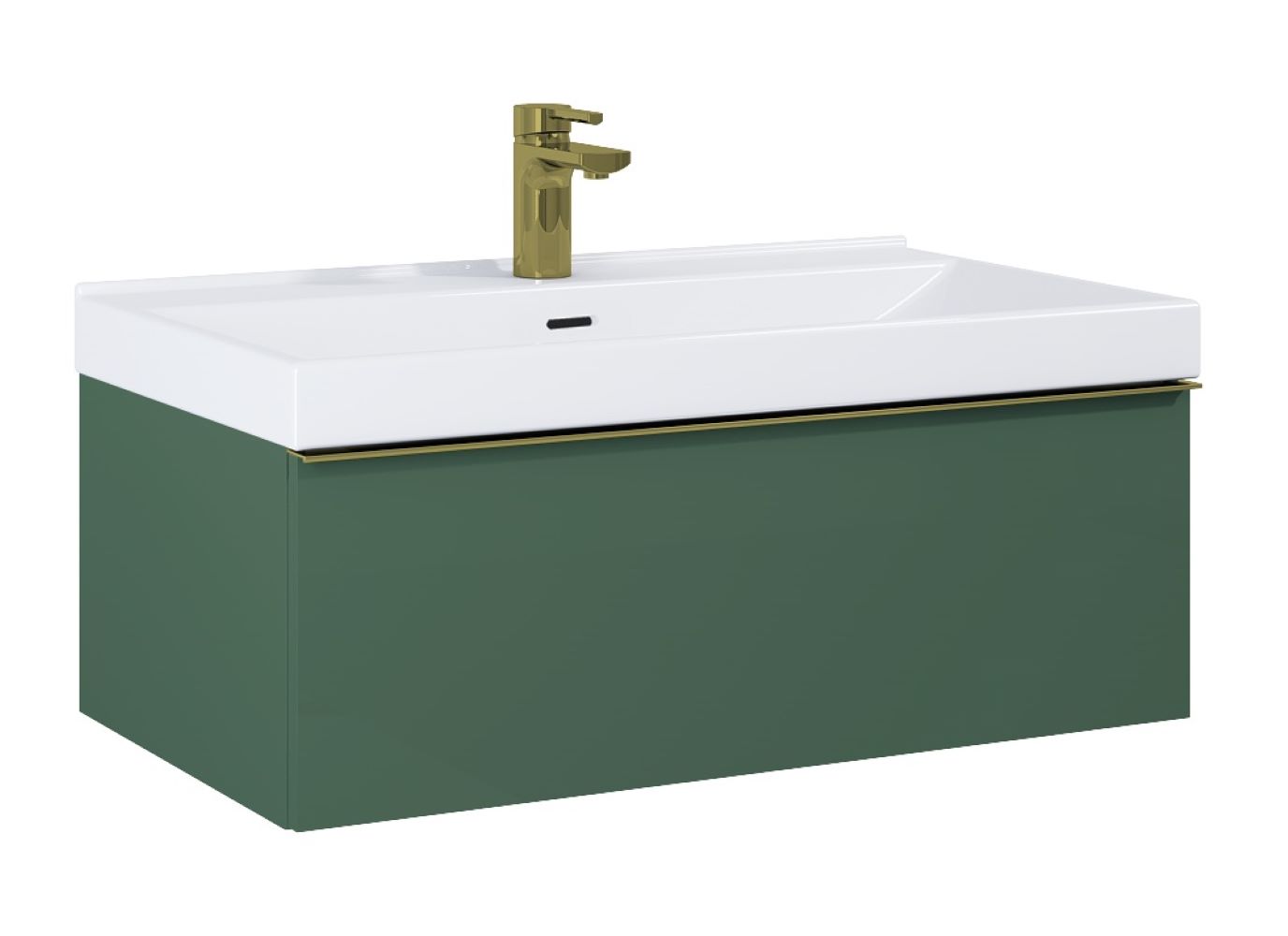 Darmowa Dostawa - Szafka 60x44.9x28.1 cm podumywalkowa wisząca zielona Elita Look RE010603027010
