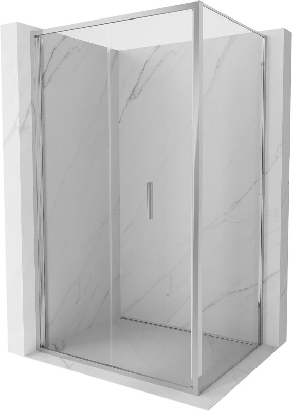 Kabina prysznicowa Mexen Exo składana 100 x 85 cm transparent chrom 1 szt.