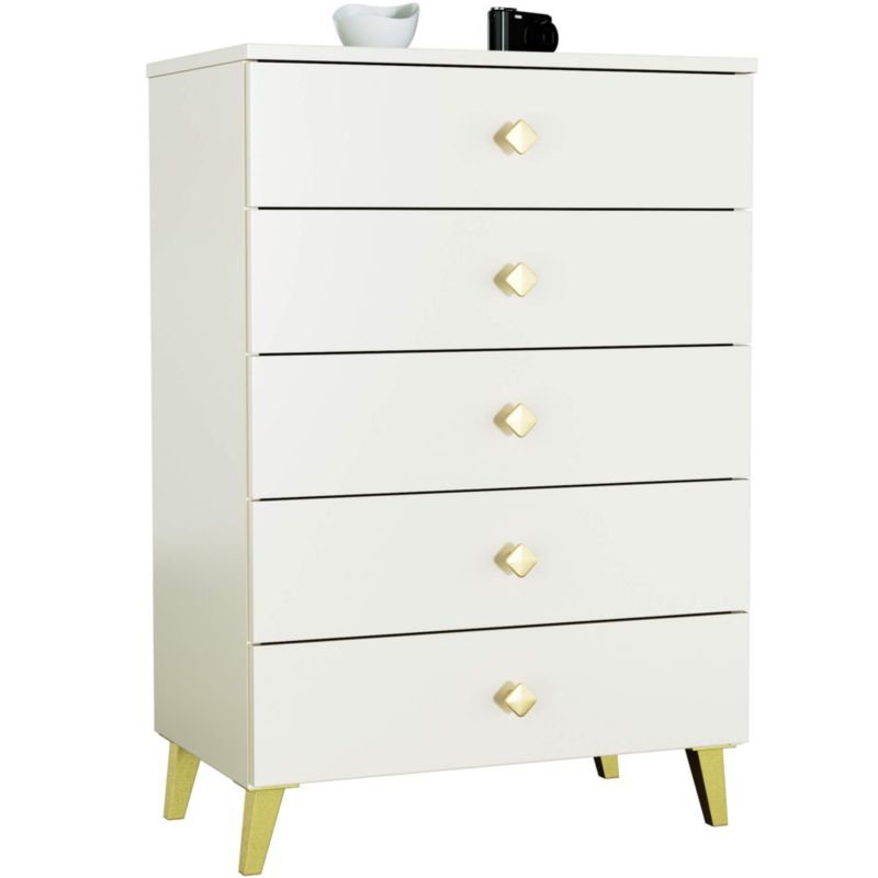 Komoda Akord Mobi Kaszmir 60 cm 5 szuflad kolor Kaszmir mat 60x37x89 cm 1 szt.