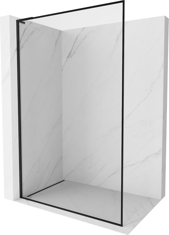 Ścianka prysznicowa walk-in Mexen Kioto-F L czarna 60x202 cm 1 szt.