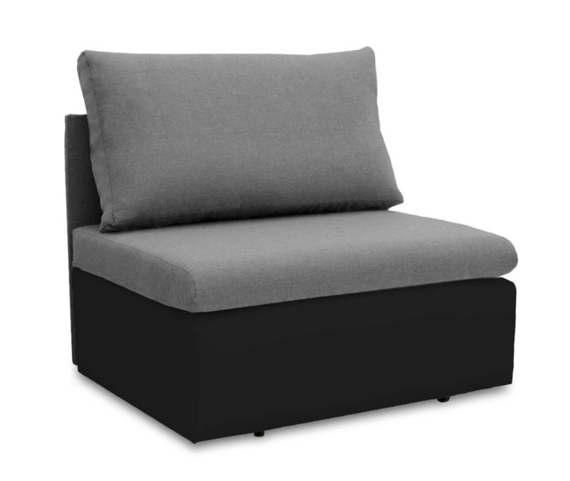 Sofa jednoosobowa Bonni Toledo Szary/Czarny 1 szt.