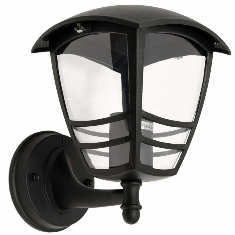 Ogrodowa oprawa elewacyjna kinkiet Edo Imma Black UP E27 czarny IP44 1 szt.