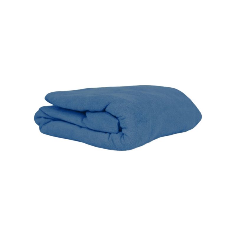 Prześcieradło gumka jersey Kam-Pol bawełna premium 180x220 niebieski 1 szt.