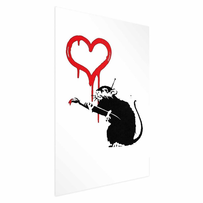 Plakat Artgeist Love Rat 29,7x42 cm bez ramy 1 szt