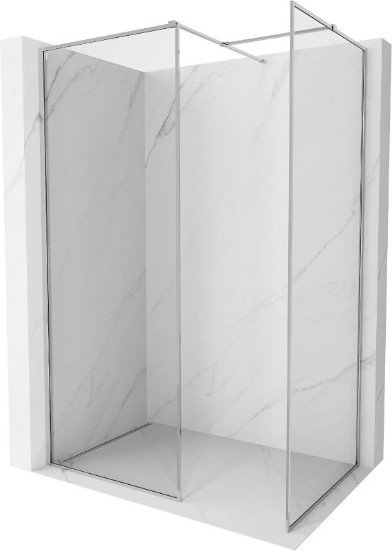 Ścianka prysznicowa Mexen Kioto-F transparent chrom 180x75 cm 1 szt.