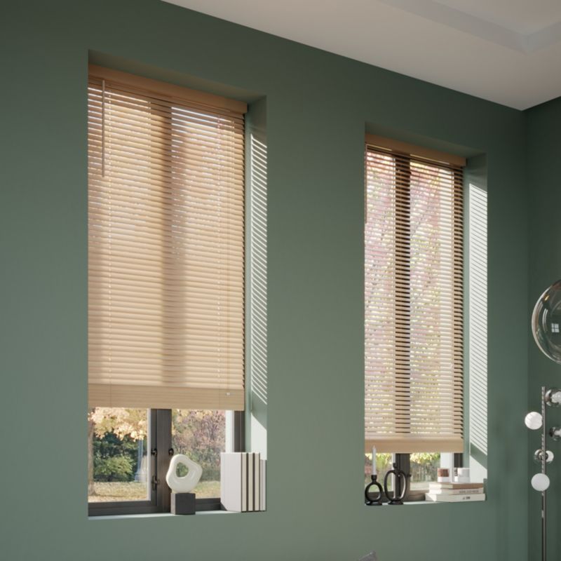 Żaluzja GoodHome drewniana Colours Cana 90 x 180 cm jasna