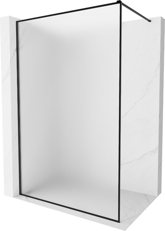 Ścianka prysznicowa walk-in Mexen Kioto-F czarna 130x202 cm 1 szt.