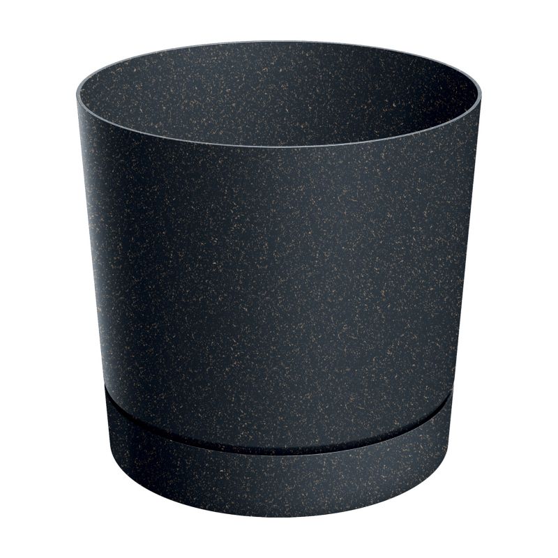 Doniczka Prosperplast Tubo P Eco Wood 18 cm antracyt