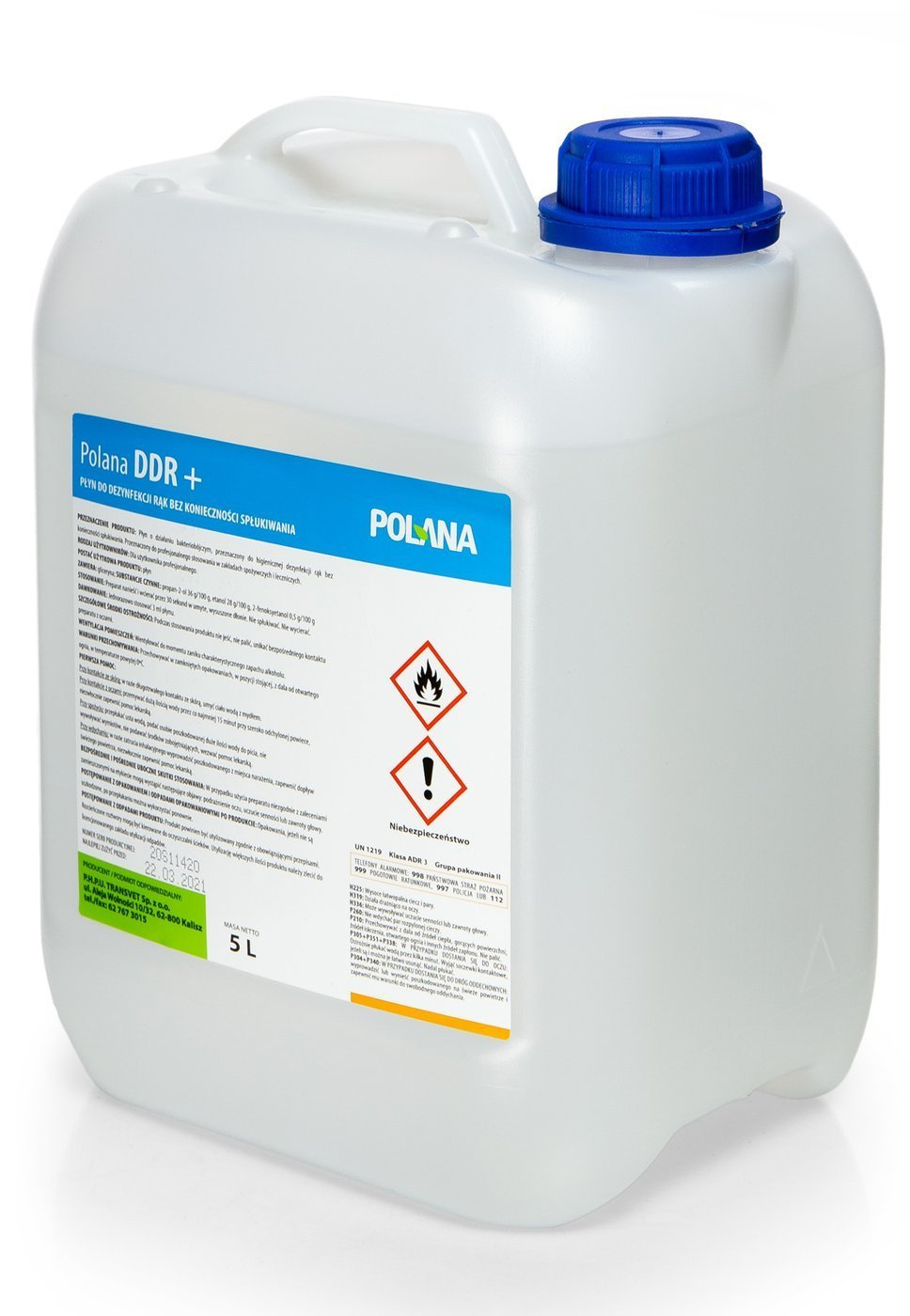 Płyn do dezynfekcji 5L Polana DDR+