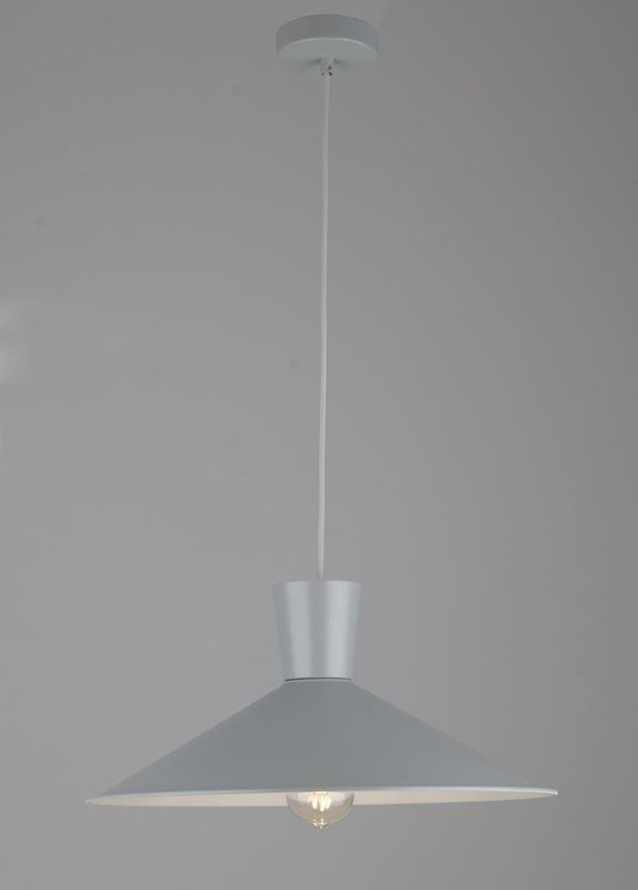 Lampa wisząca szara metal Elista Ledea