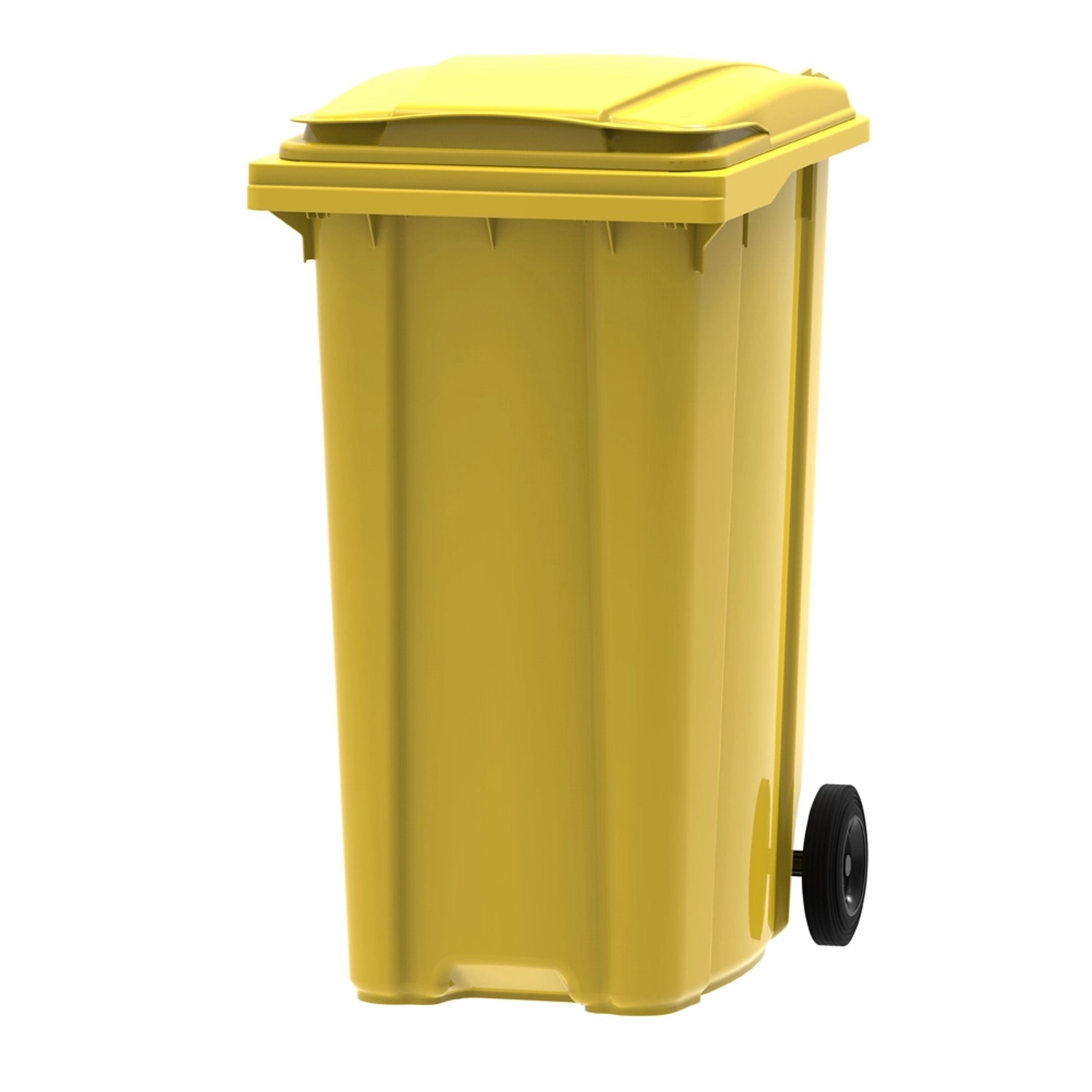 Pojemnik żółty na odpady plast-met. - 360 l