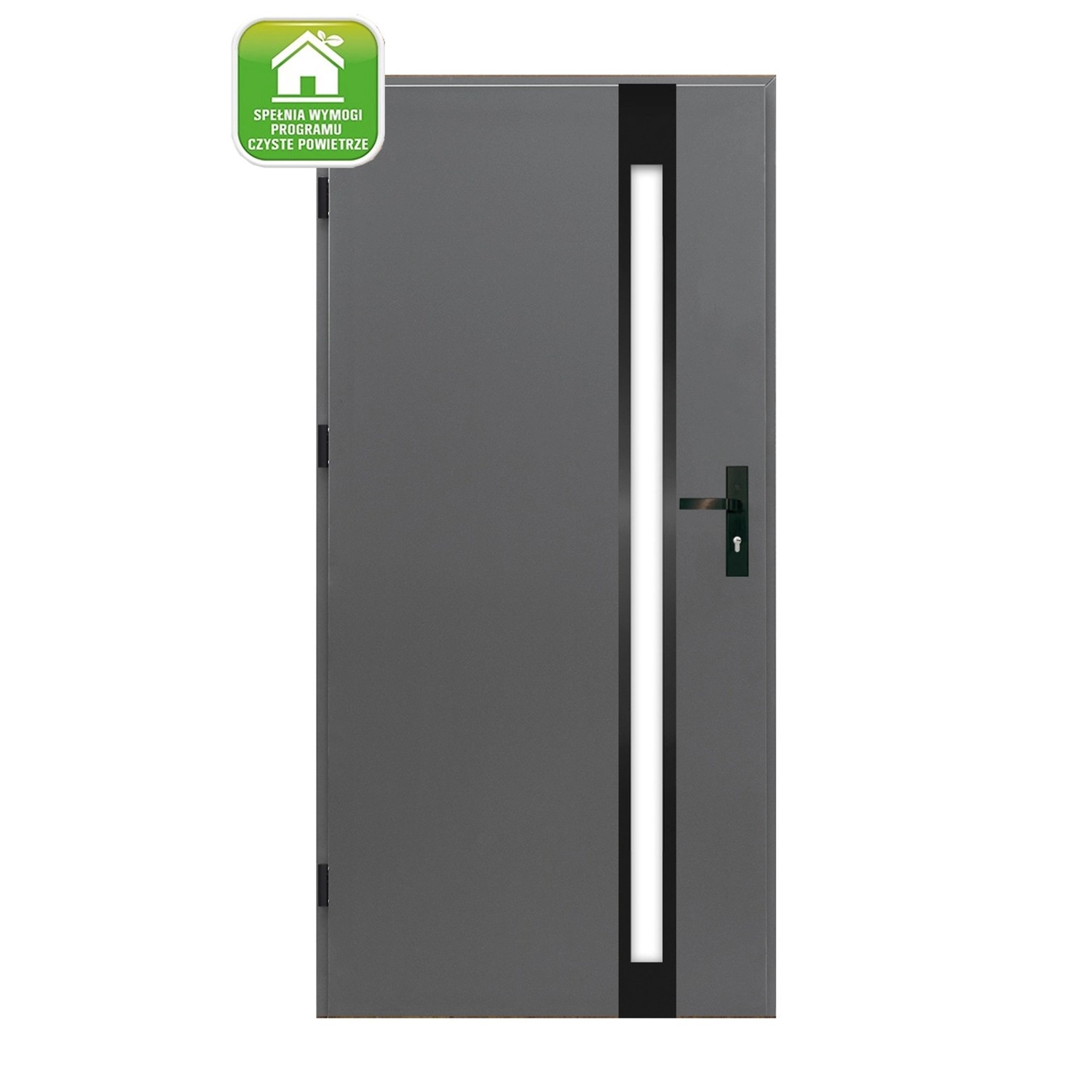 Splendoor Drzwi zewnętrzne Amara antracyt 90L