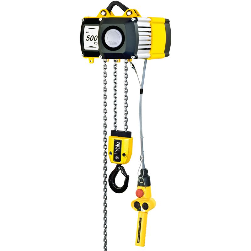 Yale CPV VTP 125 - 630 kg - wciągnik łańcuchowy elektryczny przejezdny - CPV VTP-A 10-8 / 630 kg - 3,0 m