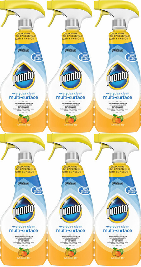 6x Płyn do czyszczenia Pronto Multi-Surface, z rozpylaczem, 500ml