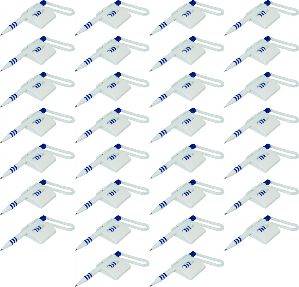 50x Długopis mocowany na sprężynce Office Products, leżący, niebieski