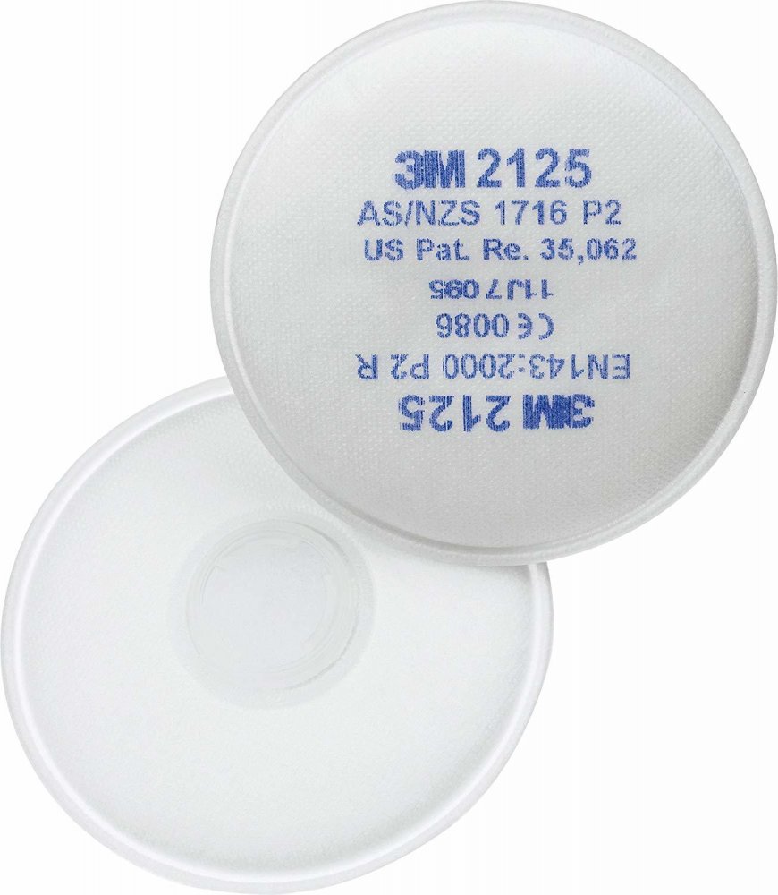 Filtry przeciwpyłowe 3M FI-2000-P2, 20 sztuk, biały