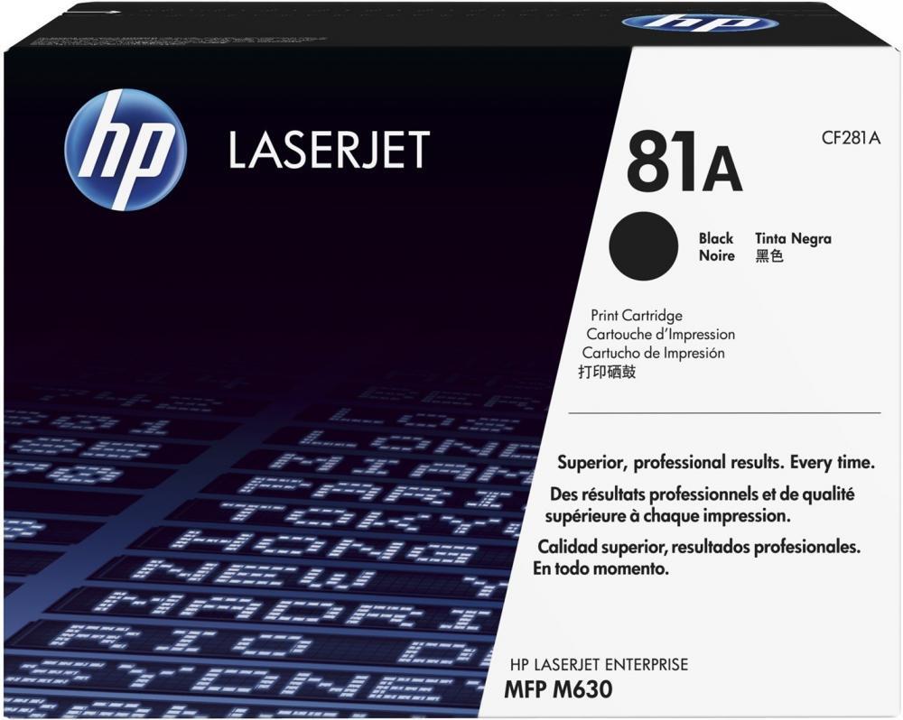 Outlet: USZKODZONE OPAKOWANIE Toner HP 81A (CF281A), 10500 stron, black (czarny)