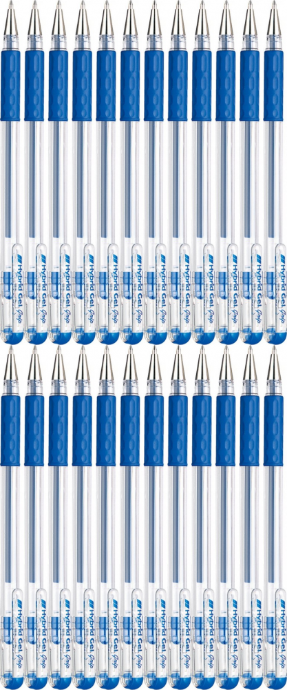 24x Długopis żelowy Pentel, K116, 0.6mm, niebieski