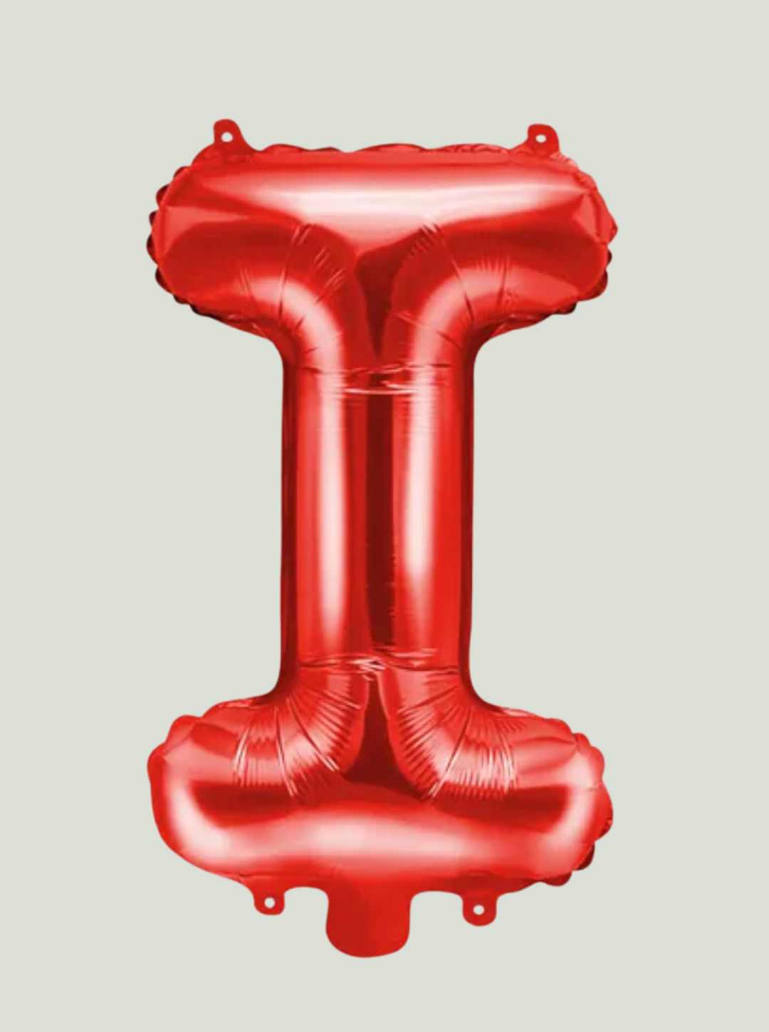 Balon foliowy Litera I 35cm czerwony Party Deco