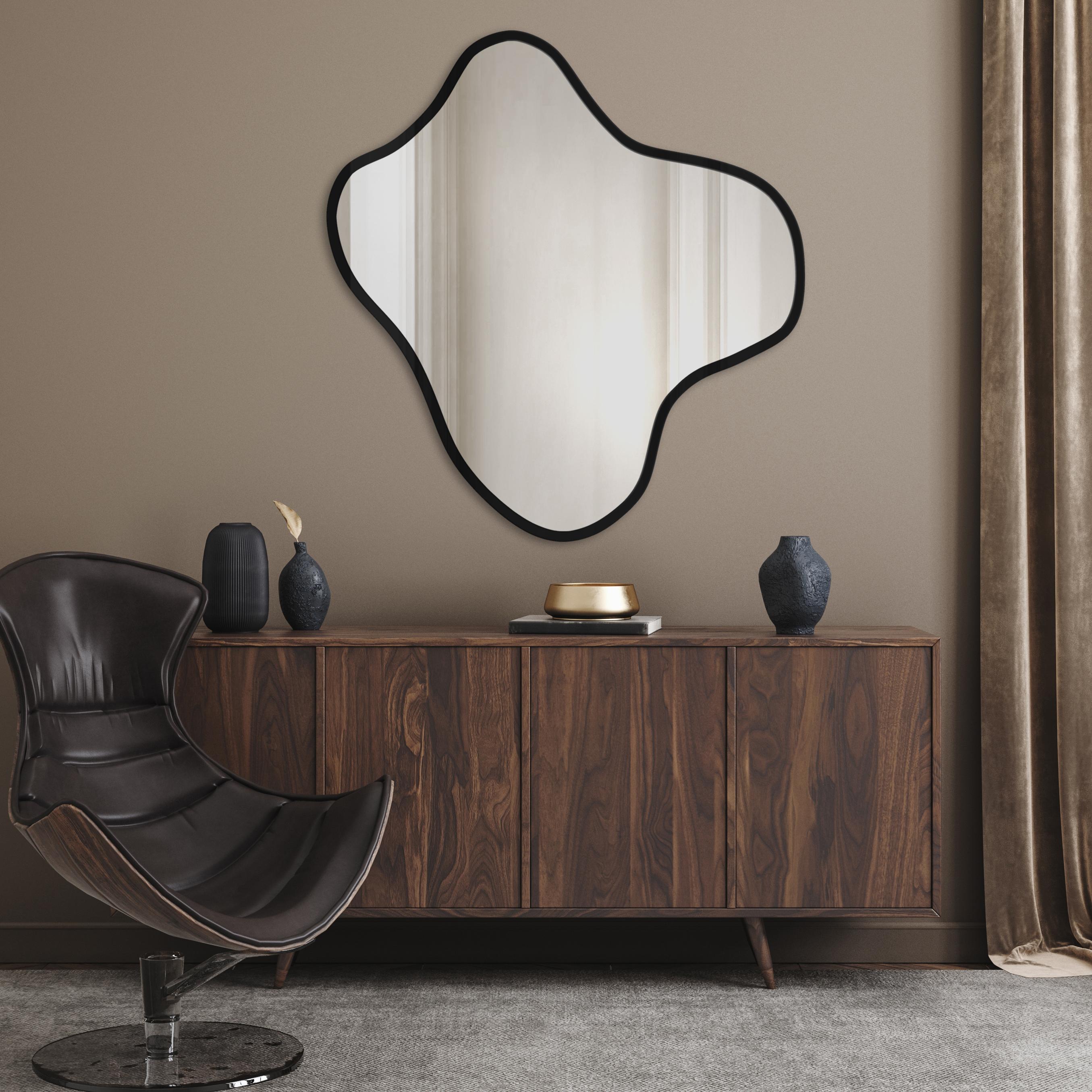 Guarda Torus Black lustro 120x120 cm czarny/srebrny TOS-TOR-BLACK-120x120