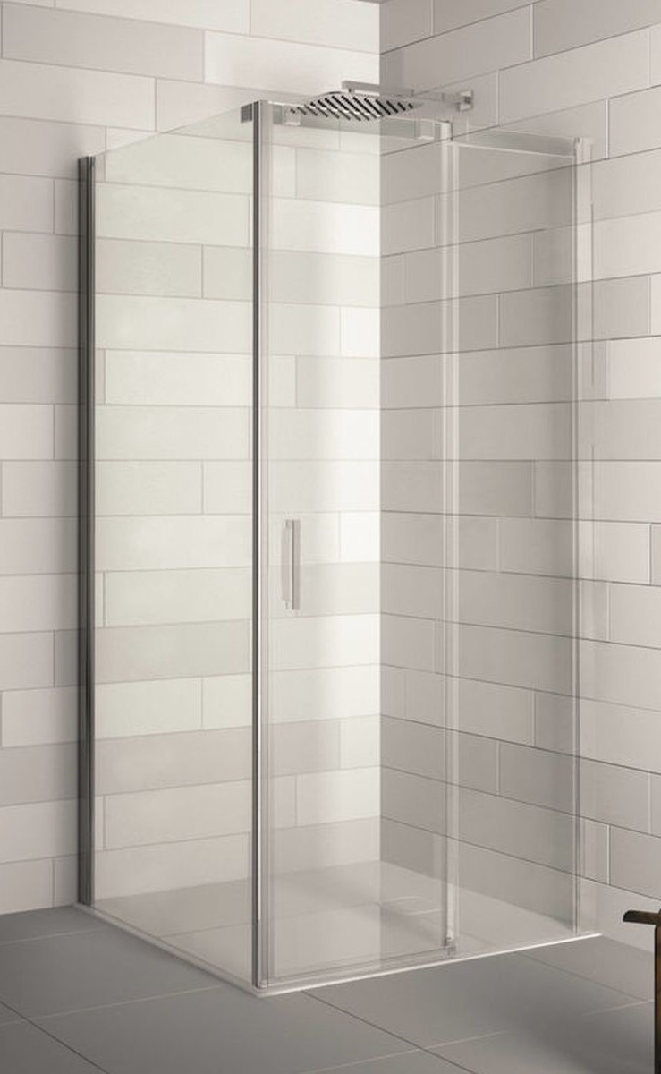 Riho Ocean O203 kabina prysznicowa 100x80 cm prostokątna prawa chrom błyszczący/szkło przezroczyste G006005120