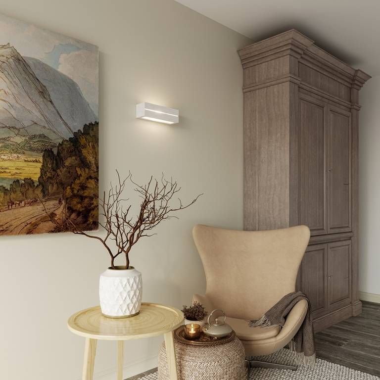 Sollux Lighting Vega Line kinkiet 1x60W biały SL.0231