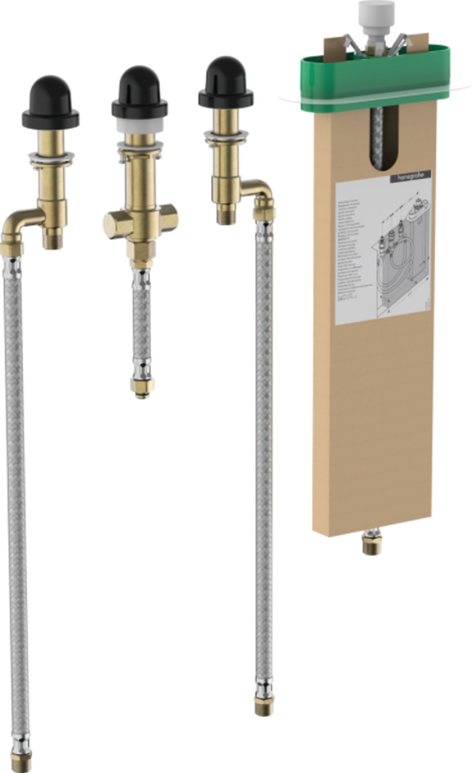 Hansgrohe zestaw podstawowy baterii wannowej 4-otworowej 13440180