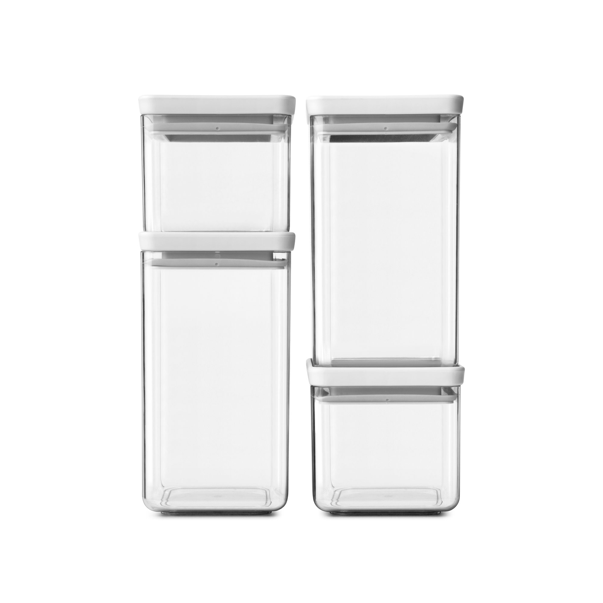 Brabantia Tasty+ zestaw pojemników przezroczysty/biały 122569 - Wysyłka w 24h