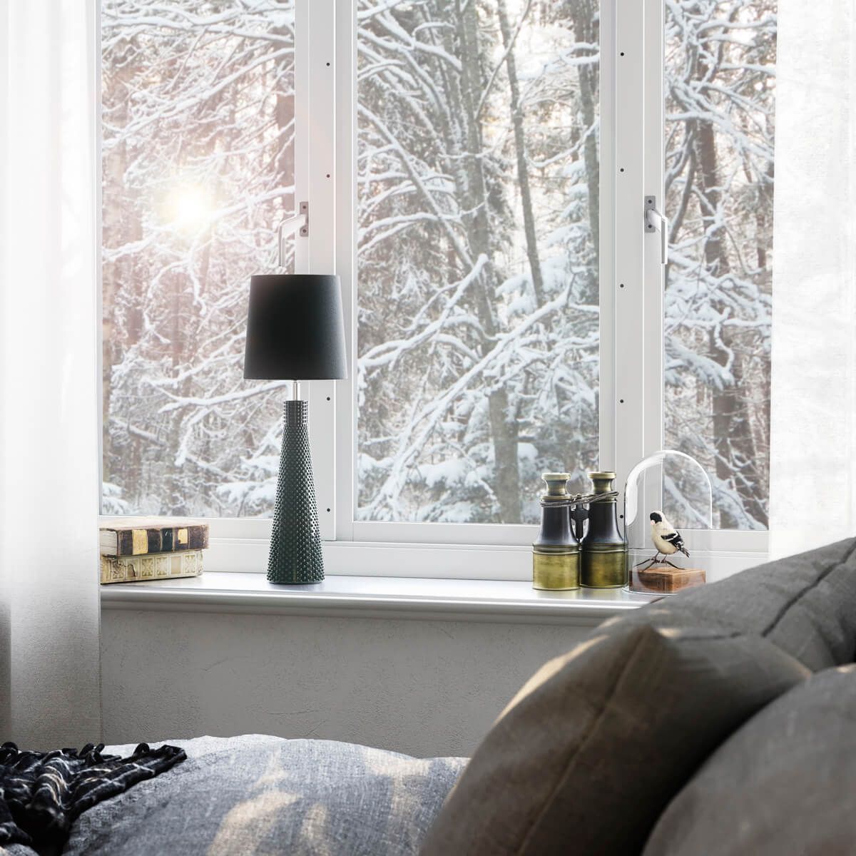 By Rydéns Lofty lampa stołowa 1x40W czarna 4002090-4002