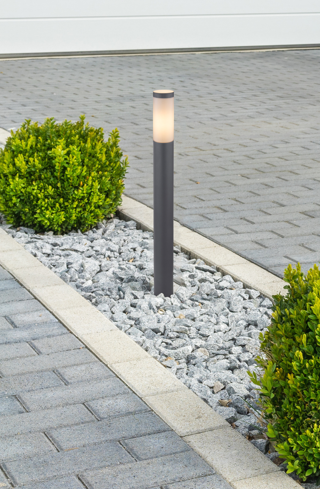 Globo Lighting Boston lampa stojąca zewnętrzna 1x30W antracyt/opal 31588A - Wysyłka w 24h