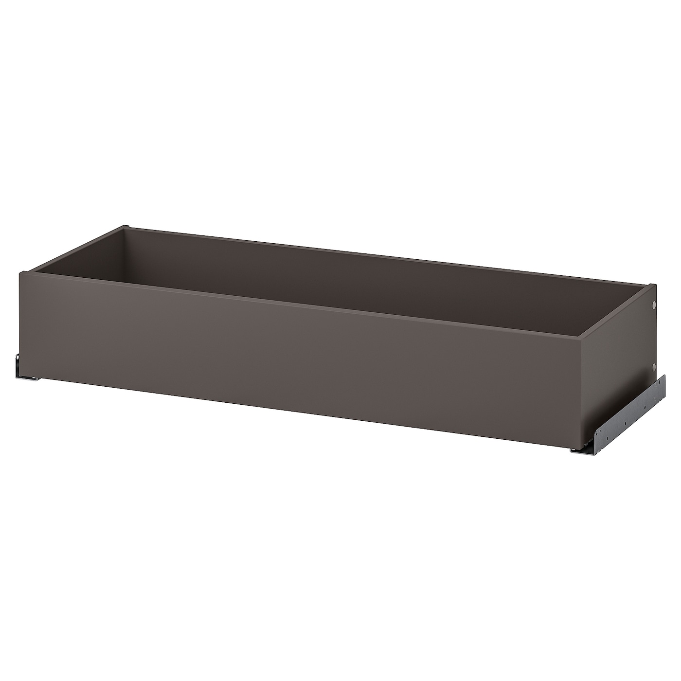 IKEA KOMPLEMENT szuflada, ciemnoszary, 100x35 cm